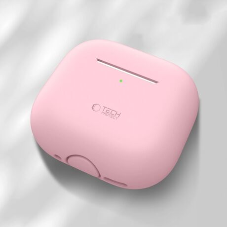 Tech-Protect silicone θήκη AirPods 4 Dusty Pink