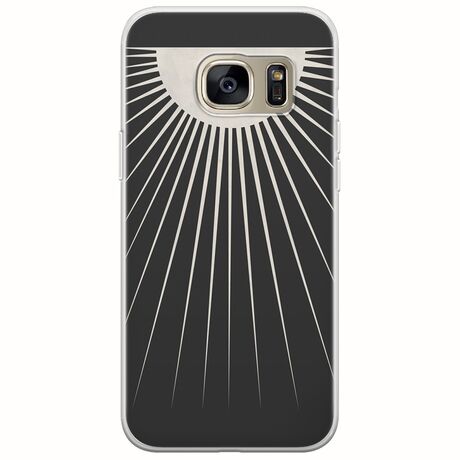 Minimal Moon Samsung Galaxy S7 Edge Flexible TPU (Διάφανη Σιλικόνη)