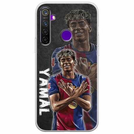 Football Stars - Lamine Yamal Realme 5 Pro Flexible TPU (Διάφανη Σιλικόνη)