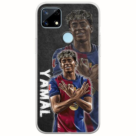 Football Stars - Lamine Yamal Realme 7i Flexible TPU (Διάφανη Σιλικόνη)