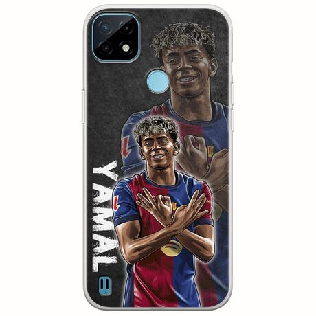Football Stars - Lamine Yamal Realme C21Y / Realme C25Y Flexible TPU (Διάφανη Σιλικόνη)