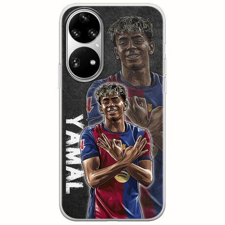 Football Stars - Lamine Yamal Huawei P50 Pro Flexible TPU (Διάφανη Σιλικόνη)