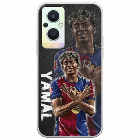 Football Stars - Lamine Yamal Oppo Reno 7 Lite 5G Flexible TPU (Διάφανη Σιλικόνη)