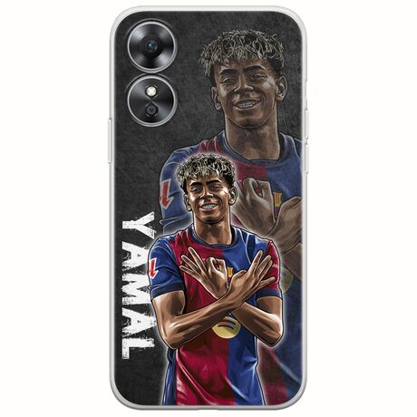 Football Stars - Lamine Yamal Oppo A17 Flexible TPU (Διάφανη Σιλικόνη)