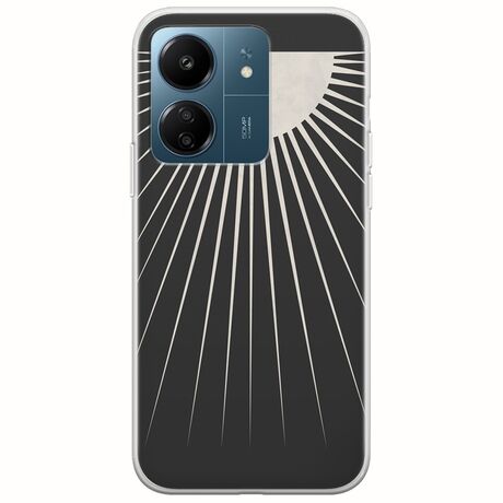 Minimal Moon Xiaomi Redmi 13C Flexible TPU (Διάφανη Σιλικόνη)