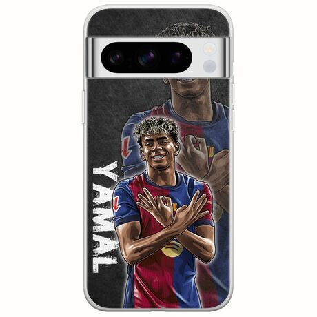 Football Stars - Lamine Yamal Google Pixel 8 Pro 5G Flexible TPU (Διάφανη Σιλικόνη)