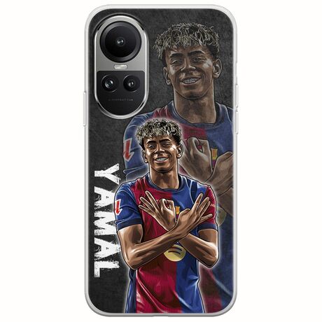 Football Stars - Lamine Yamal Oppo Reno 10 5G Flexible TPU (Διάφανη Σιλικόνη)