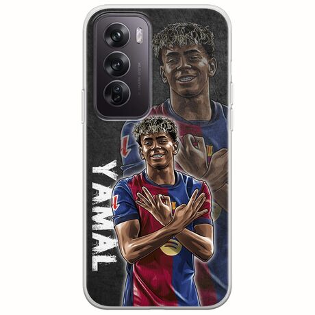 Football Stars - Lamine Yamal Oppo Reno 12 5G Flexible TPU (Διάφανη Σιλικόνη)