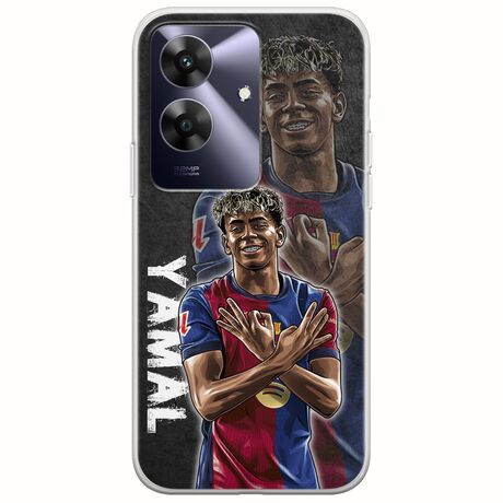 Football Stars - Lamine Yamal Realme Note 60 Flexible TPU (Διάφανη Σιλικόνη)