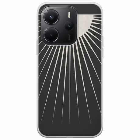 Minimal Moon Xiaomi Redmi Note 14 4G Flexible TPU (Διάφανη Σιλικόνη)