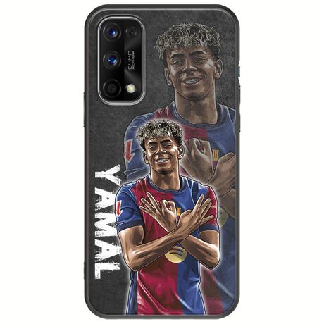 Football Stars - Lamine Yamal Realme 7 5G Black TPU (Μαύρη Σιλικόνη)