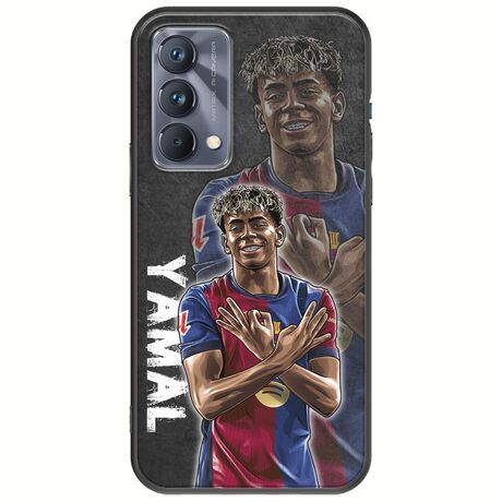 Football Stars - Lamine Yamal Realme GT 5G Black TPU (Μαύρη Σιλικόνη)