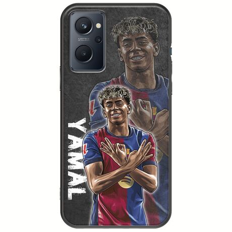 Football Stars - Lamine Yamal Realme 9i Black TPU (Μαύρη Σιλικόνη)