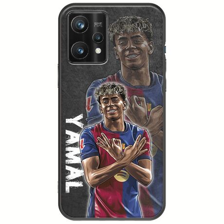 Football Stars - Lamine Yamal Realme 9 Pro Plus Black TPU (Μαύρη Σιλικόνη)