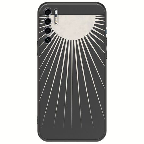 Minimal Moon TCL 20S / 20 5G / 20L / 20L+ Black TPU (Μαύρη Σιλικόνη)