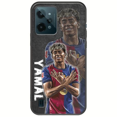 Football Stars - Lamine Yamal Realme C31 Black TPU (Μαύρη Σιλικόνη)