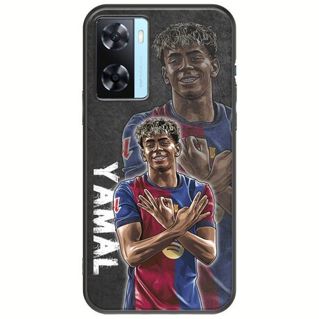 Football Stars - Lamine Yamal Oppo A77 5G Black TPU (Μαύρη Σιλικόνη)