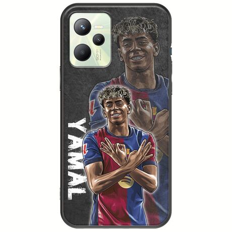 Football Stars - Lamine Yamal Realme Narzo 50A Prime Black TPU (Μαύρη Σιλικόνη)