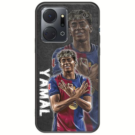 Football Stars - Lamine Yamal Honor X7a Black TPU (Μαύρη Σιλικόνη)