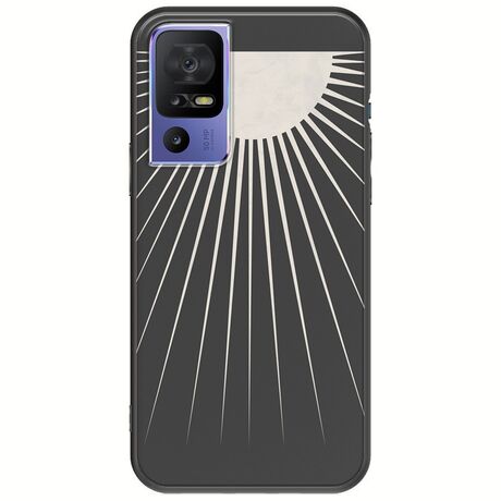 Minimal Moon TCL 40 SE Black TPU (Μαύρη Σιλικόνη)