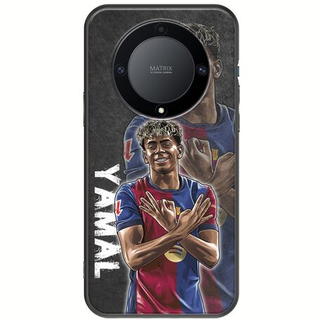 Football Stars - Lamine Yamal Honor Magic 5 Lite 5G Black TPU (Μαύρη Σιλικόνη)