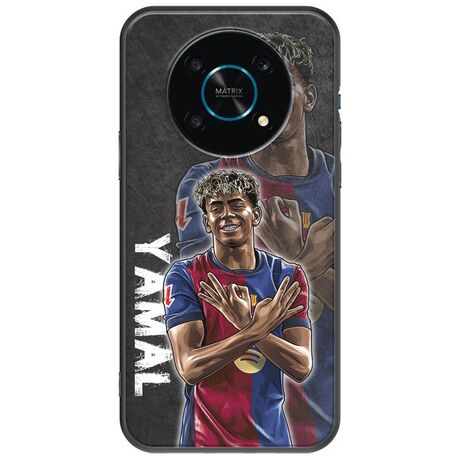 Football Stars - Lamine Yamal Honor Magic 4 Lite 5G Black TPU (Μαύρη Σιλικόνη)