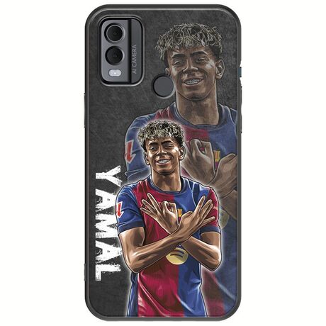Football Stars - Lamine Yamal Nokia C22 Black TPU (Μαύρη Σιλικόνη)