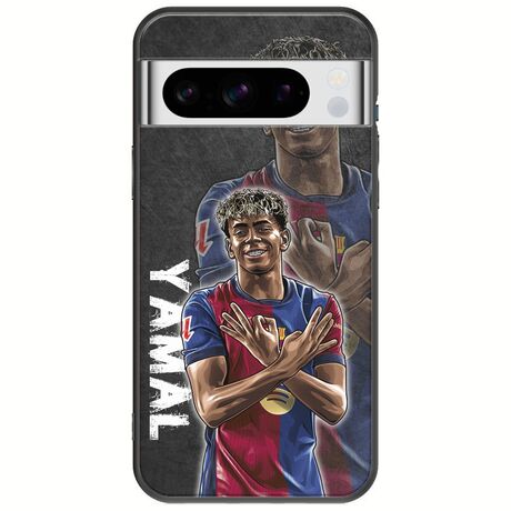 Football Stars - Lamine Yamal Google Pixel 8 Pro 5G Black TPU (Μαύρη Σιλικόνη)