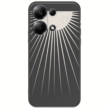 Minimal Moon Xiaomi Redmi Note 13 4G Black TPU (Μαύρη Σιλικόνη)