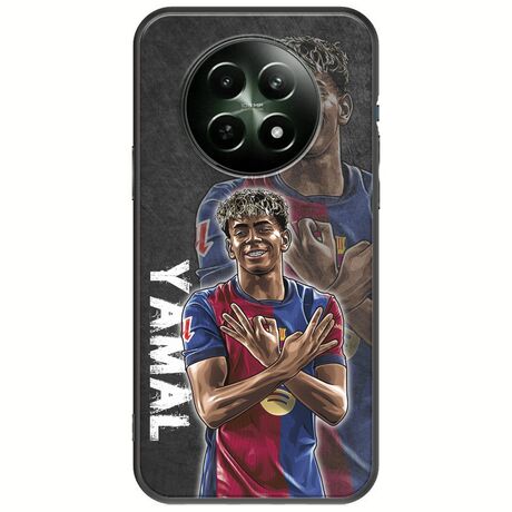 Football Stars - Lamine Yamal Realme 12 5G Black TPU (Μαύρη Σιλικόνη)