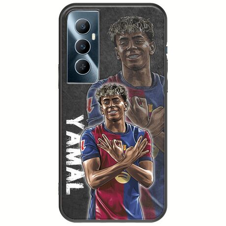 Football Stars - Lamine Yamal Realme C65 4G Black TPU (Μαύρη Σιλικόνη)