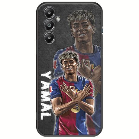 Football Stars - Lamine Yamal Samsung Galaxy A16 4G / 5G Black TPU (Μαύρη Σιλικόνη)
