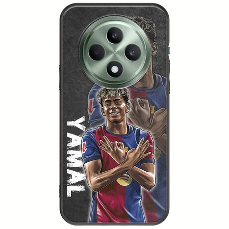 Football Stars - Lamine Yamal Oppo Reno 12 FS 5G  Black TPU (Μαύρη Σιλικόνη)
