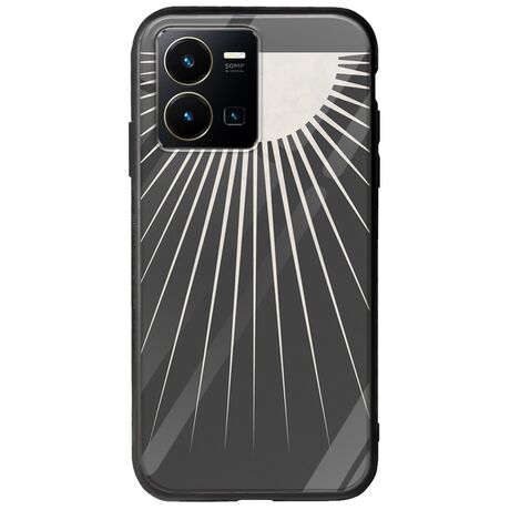 Minimal Moon Vivo Y35 Groove TPU (Tempered Glass και TPU)