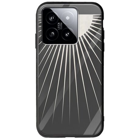 Minimal Moon Xiaomi 14T 5G Groove TPU (Tempered Glass και TPU)