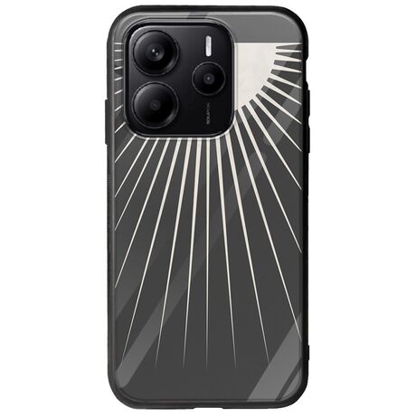 Minimal Moon Xiaomi Redmi Note 14 5G Groove TPU (Tempered Glass και TPU)