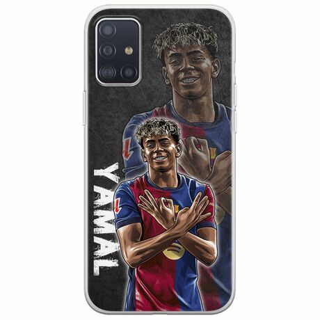 Football Stars - Lamine Yamal Samsung Galaxy A71 Flexible TPU (Διάφανη Σιλικόνη)
