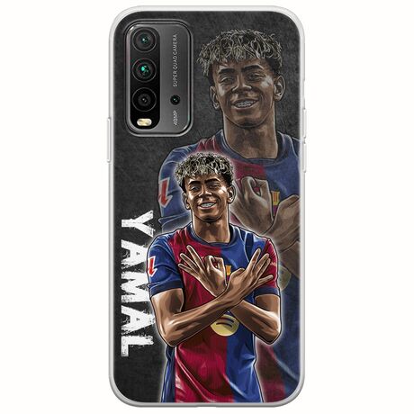 Football Stars - Lamine Yamal Xiaomi Redmi 9T Flexible TPU (Διάφανη Σιλικόνη)
