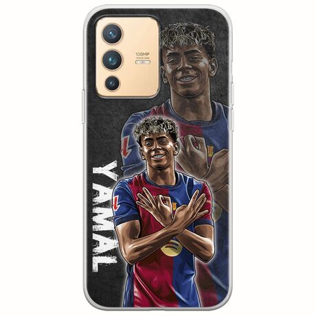 Football Stars - Lamine Yamal Vivo V23 5G Flexible TPU (Διάφανη Σιλικόνη)