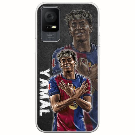 Football Stars - Lamine Yamal TCL 406 Flexible TPU (Διάφανη Σιλικόνη)
