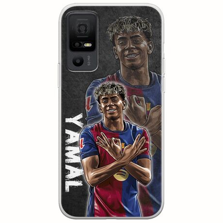 Football Stars - Lamine Yamal TCL 40 NXTPAPER 5G Flexible TPU (Διάφανη Σιλικόνη)
