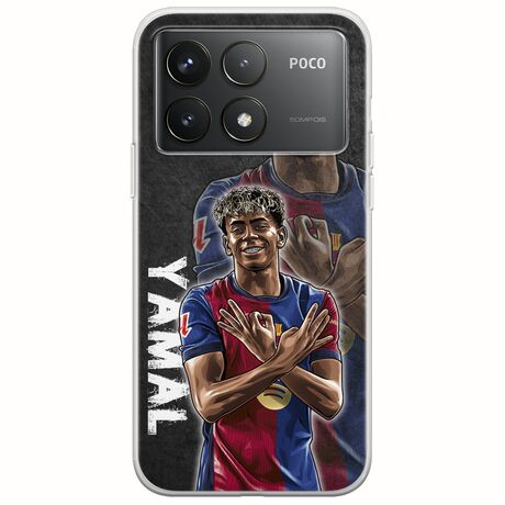 Football Stars - Lamine Yamal Xiaomi Poco F6 Pro 5G Flexible TPU (Διάφανη Σιλικόνη)