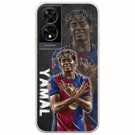 Football Stars - Lamine Yamal TCL 505 Flexible TPU (Διάφανη Σιλικόνη)