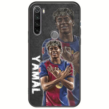 Football Stars - Lamine Yamal Xiaomi Redmi Note 8T Black TPU (Μαύρη Σιλικόνη)