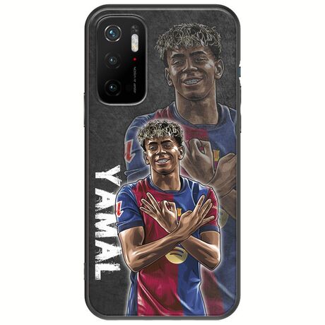 Football Stars - Lamine Yamal Xiaomi Poco M3 Pro 5G Black TPU (Μαύρη Σιλικόνη)