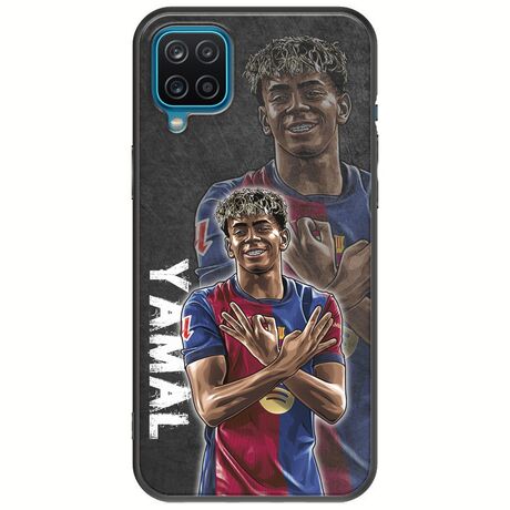 Football Stars - Lamine Yamal Samsung Galaxy M12 Black TPU (Μαύρη Σιλικόνη)