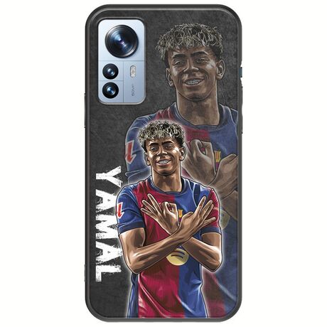 Football Stars - Lamine Yamal Xiaomi 12 Pro Black TPU (Μαύρη Σιλικόνη)