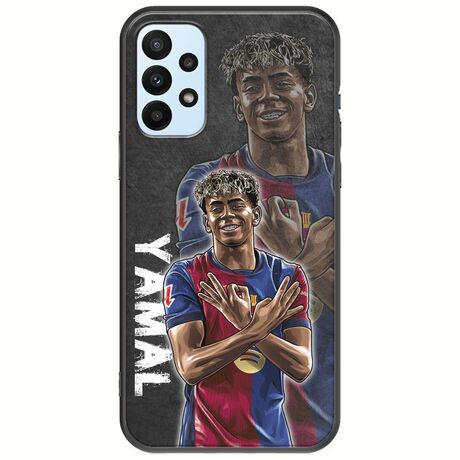 Football Stars - Lamine Yamal Samsung Galaxy A23 5G Black TPU (Μαύρη Σιλικόνη)