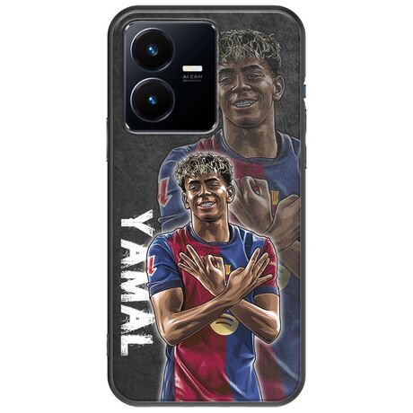 Football Stars - Lamine Yamal Vivo Y22s Black TPU (Μαύρη Σιλικόνη)