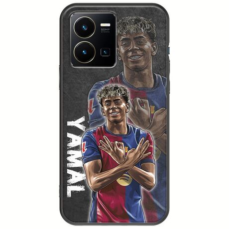 Football Stars - Lamine Yamal Vivo Y35 Black TPU (Μαύρη Σιλικόνη)